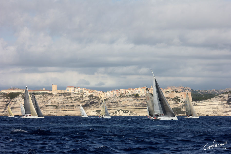 Sailing In Corsica Sardinia With Man Sailboat 79