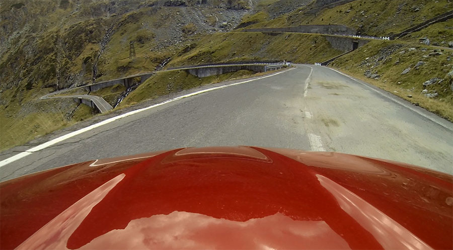 Transfagarasan sand road