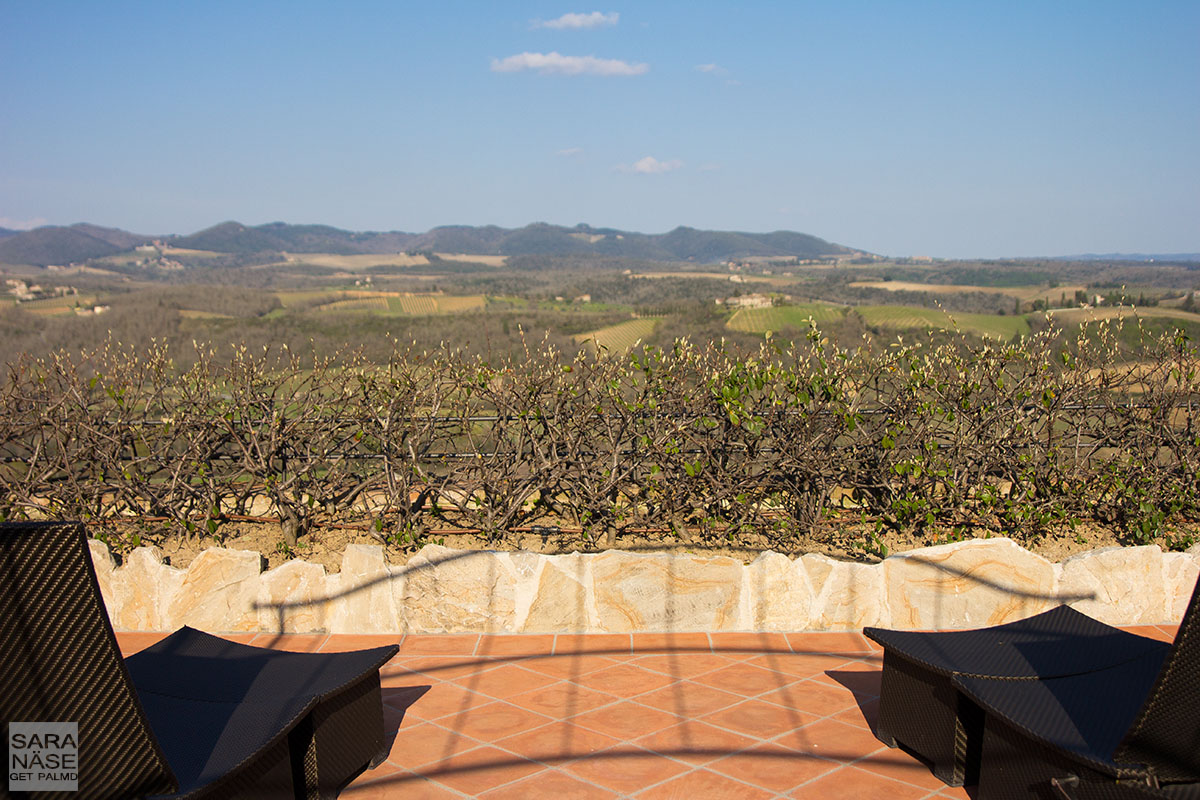 Private terrace Le Fontanelle