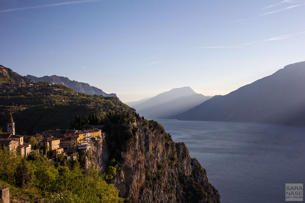 Lake Garda morning landscape