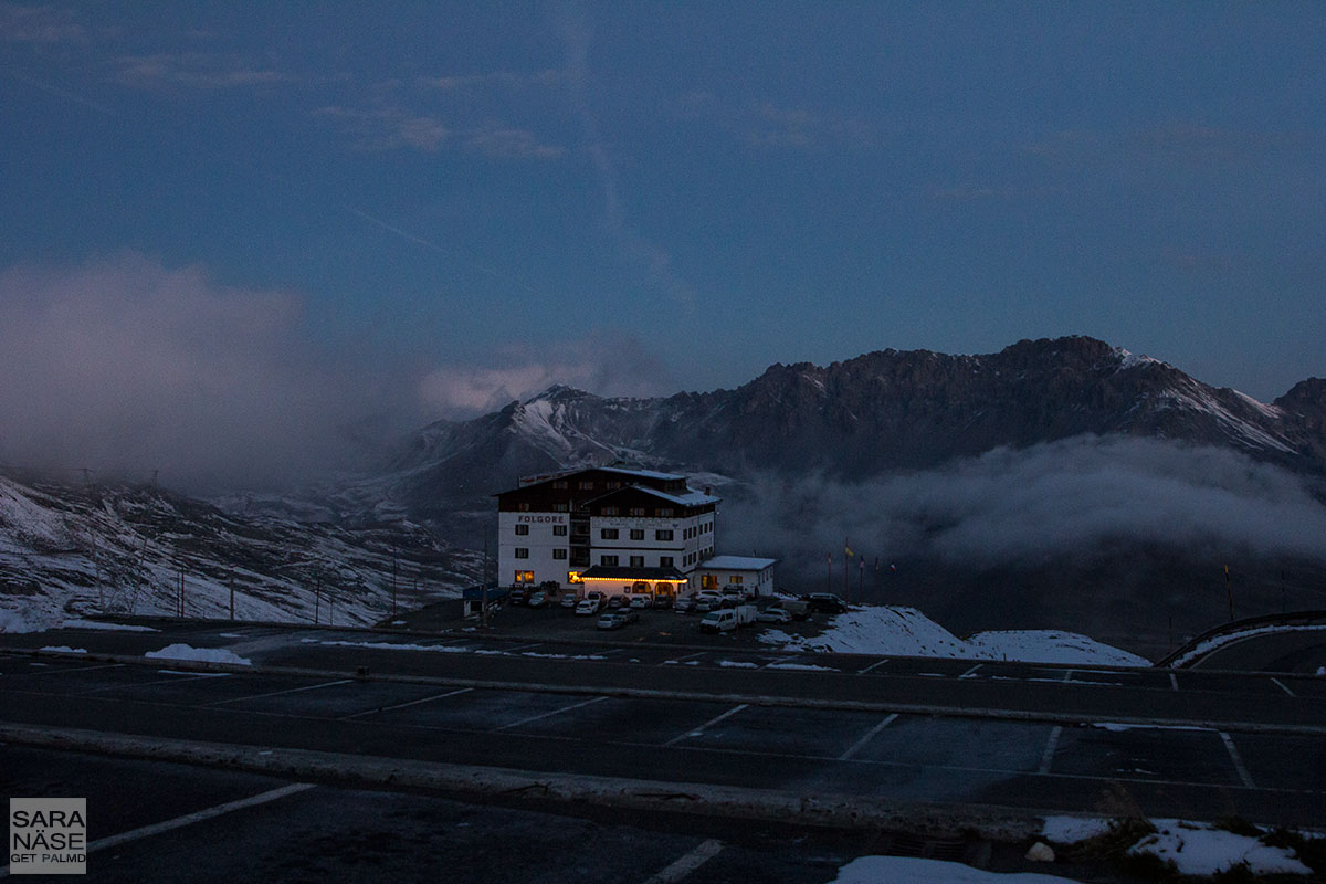 Stelvio morning clouds