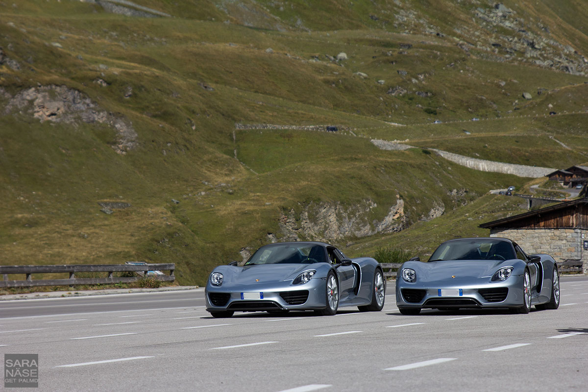 Two silver 918s