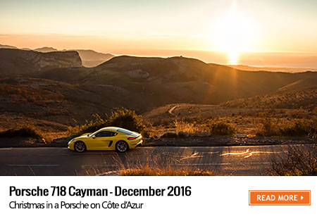 Porsche 718 Cayman road trip