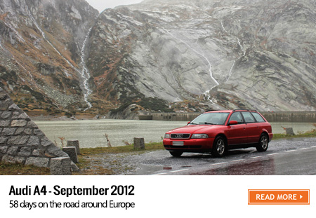 Audi A4 road trip