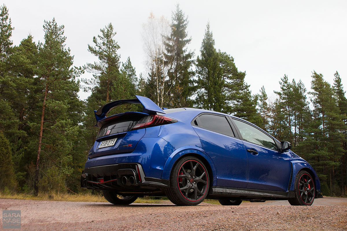 Honda Civic Type R rear angle