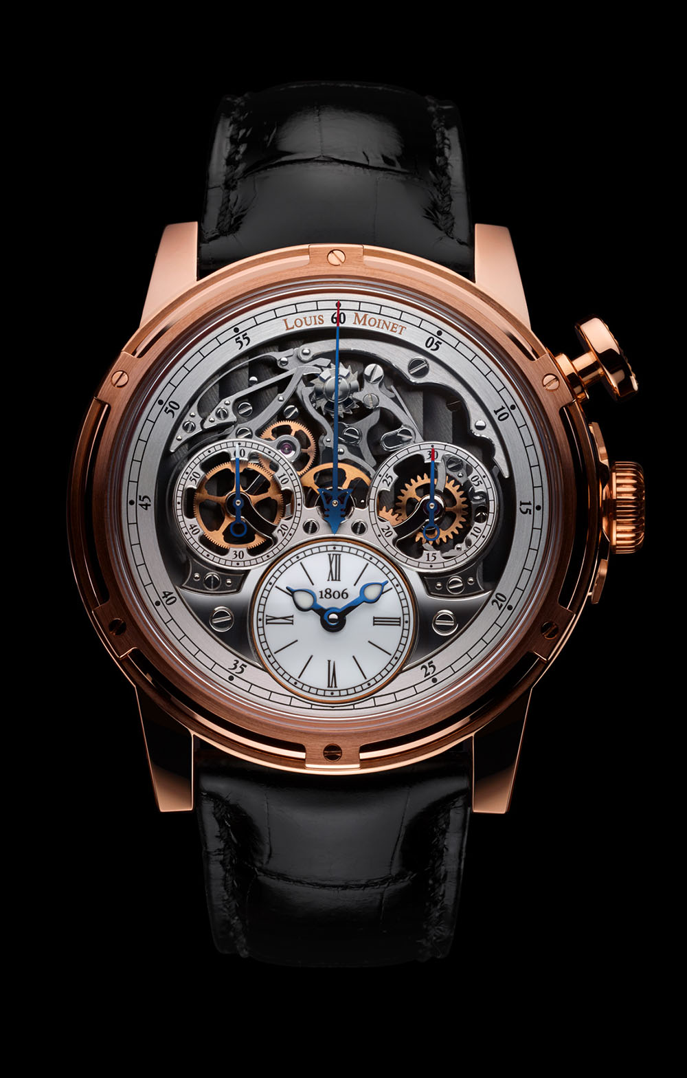 Louis Moinet Memoris closeup