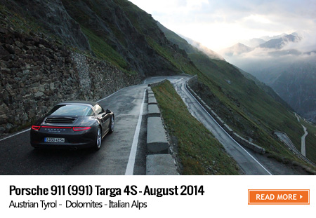 Porsche Targa 4S road trip