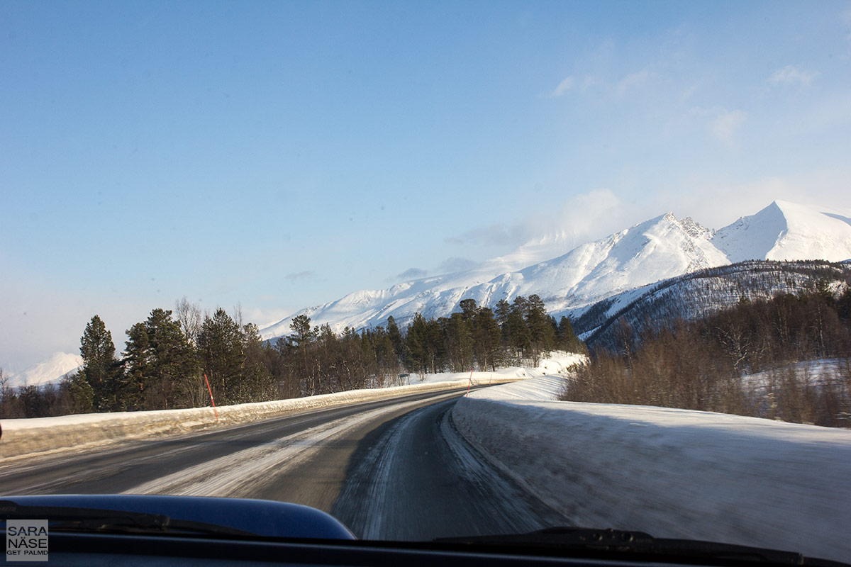 Norway winter road