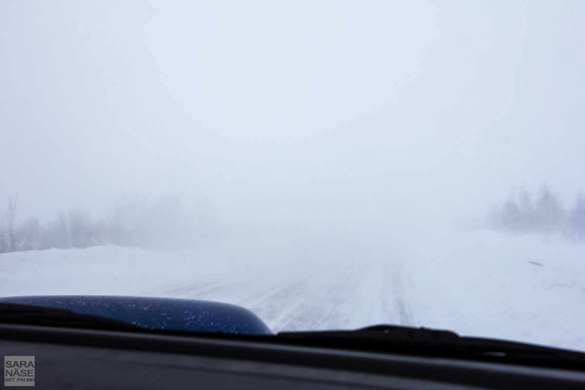 Winter road visibility