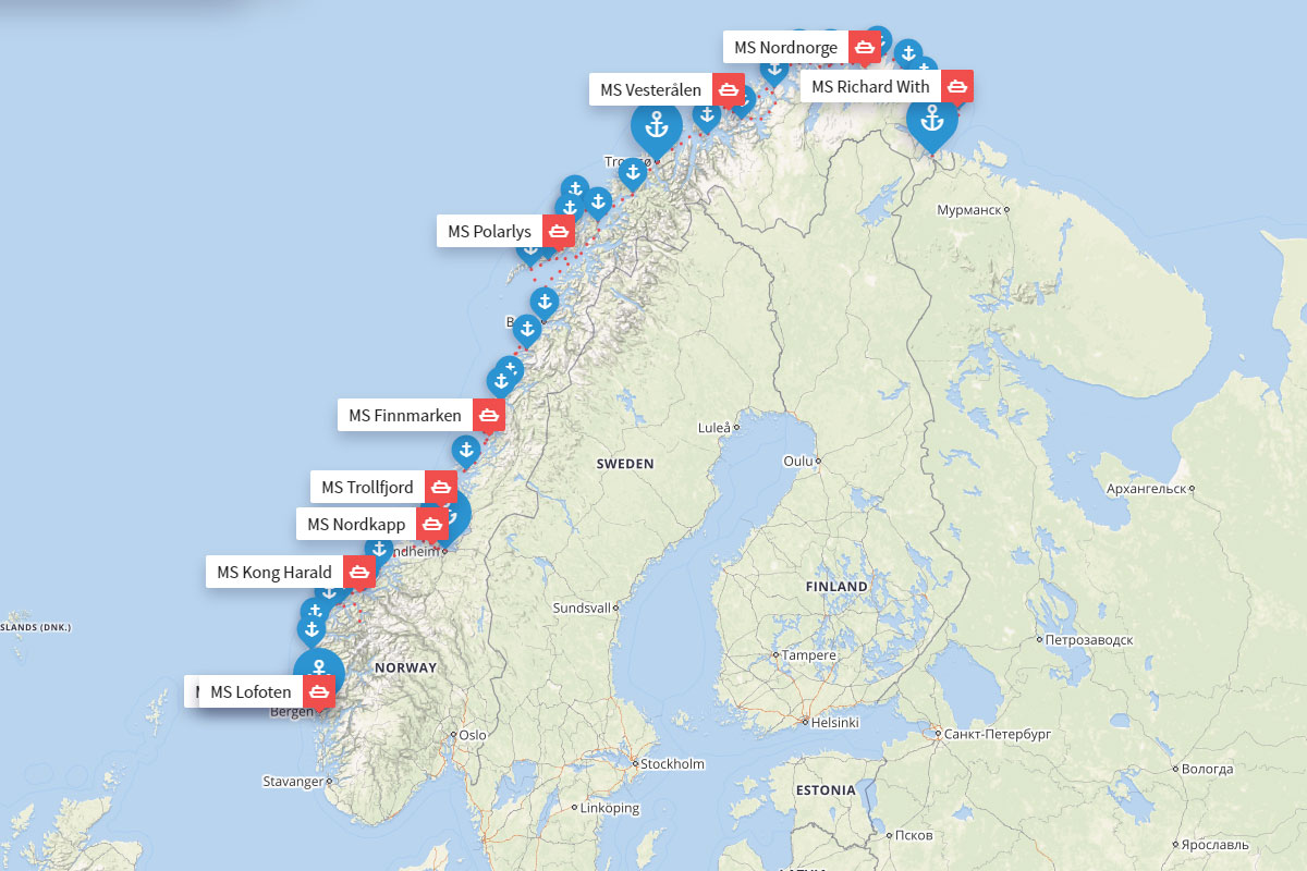 Hurtigruten-sailing-plan