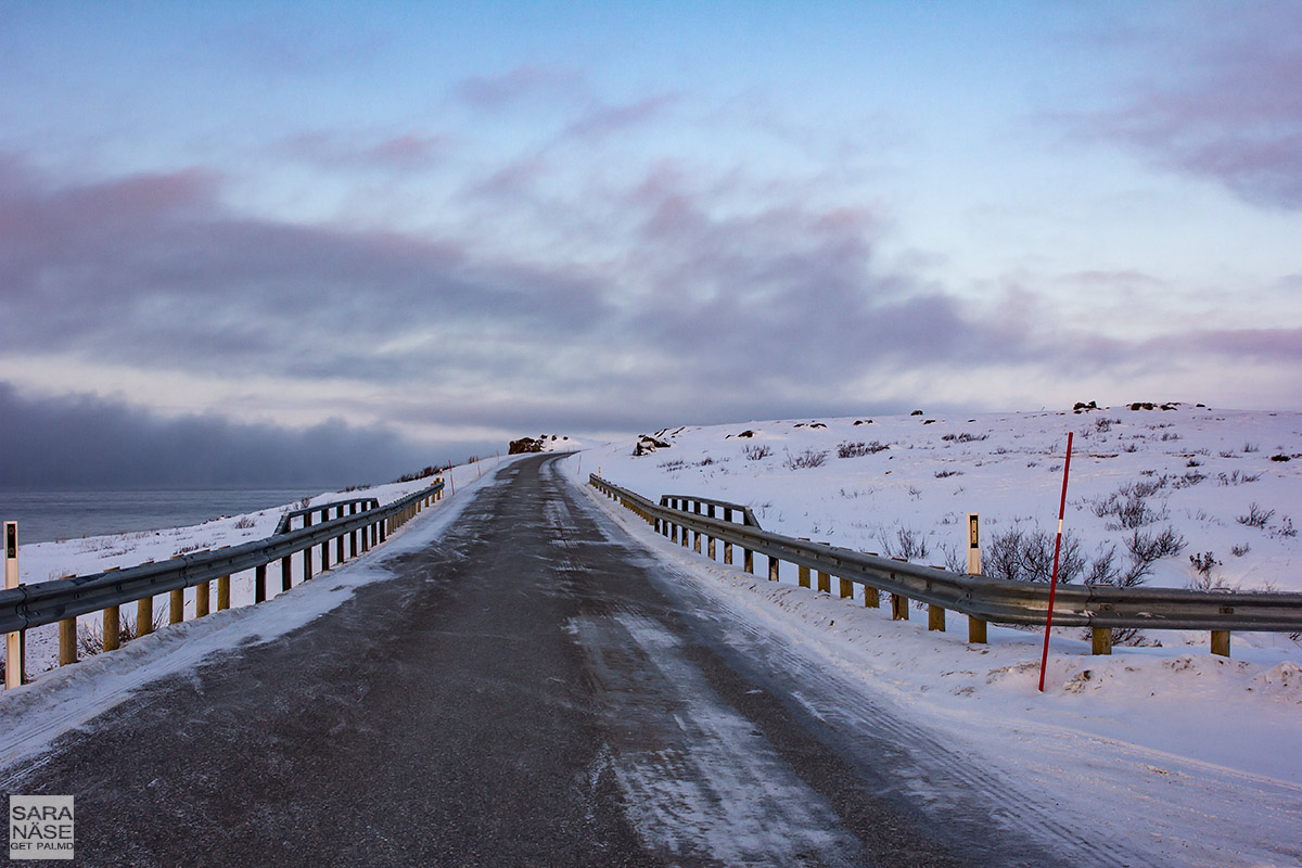 Vadso-road-sunrise-colours