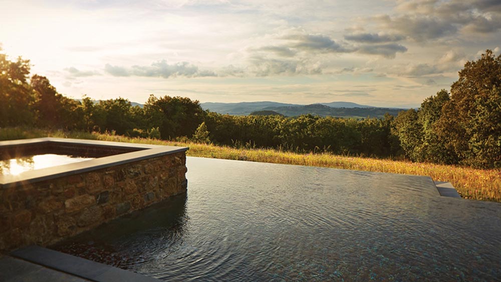 Castello di Casole infinity pool