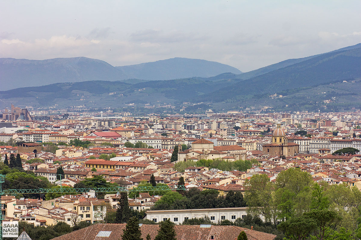 Florence view from Villa-Cora