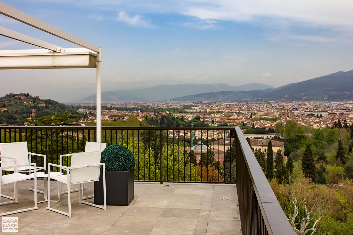 Villa Cora rooftop terrace