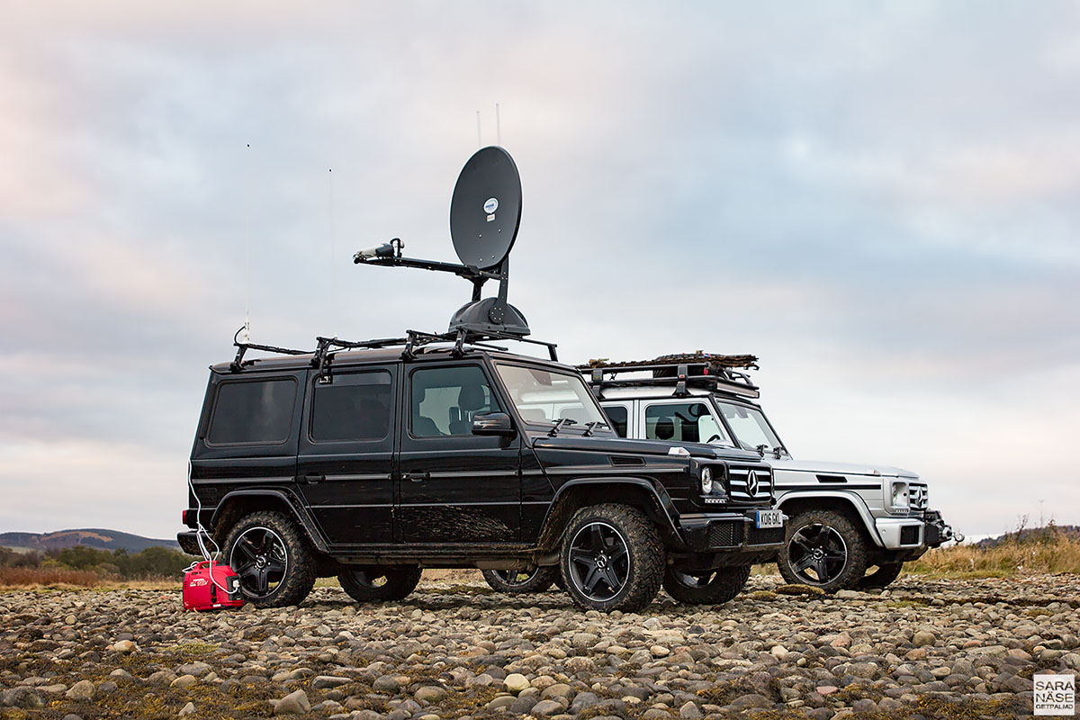 Mercedes-Benz G-Wagen WiFi and coffee machine