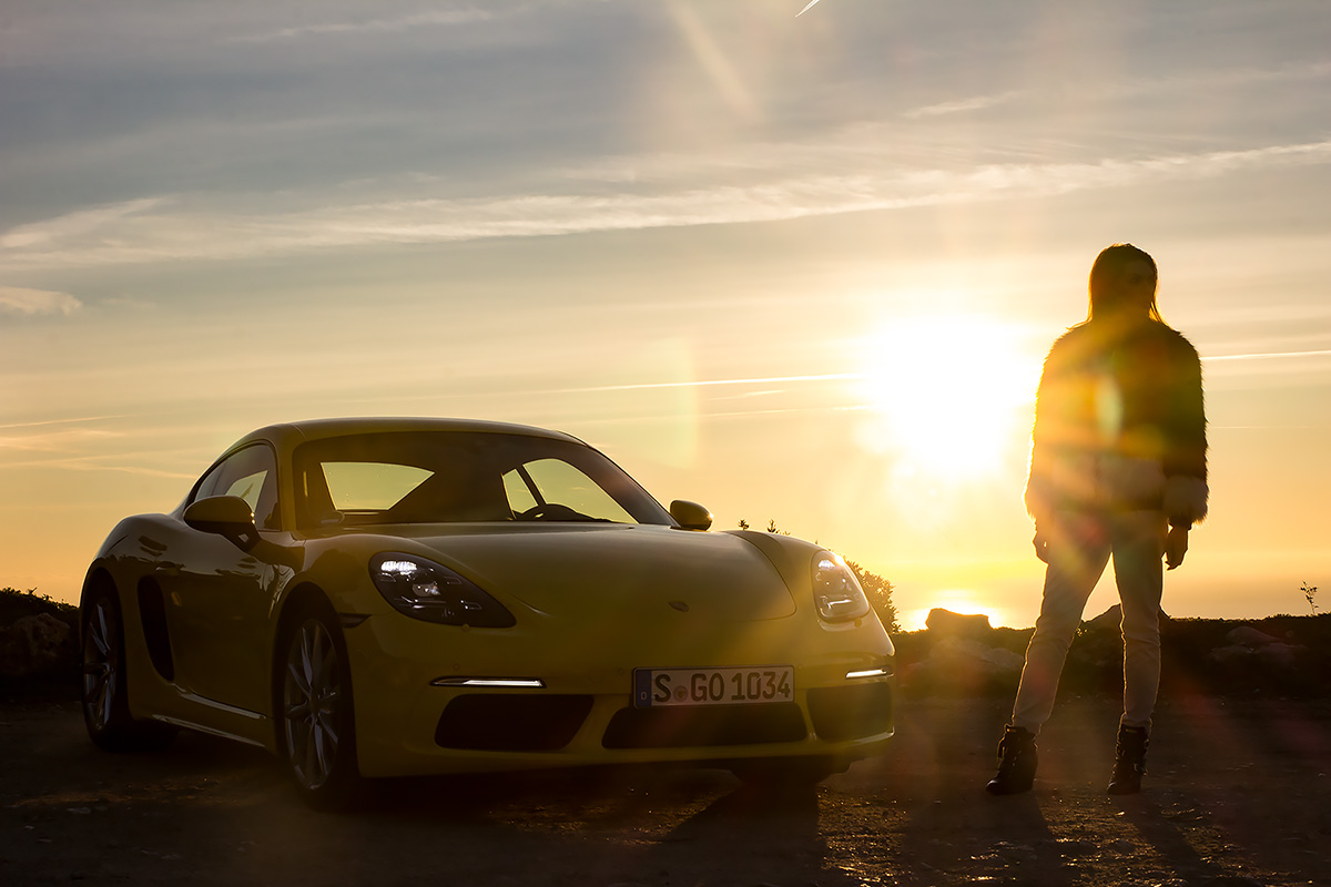 Porsche 718 Cayman - Racing yellow