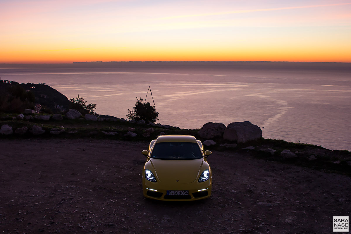 Porsche 718 Cayman - Route de la Turbie & Tête de Chien