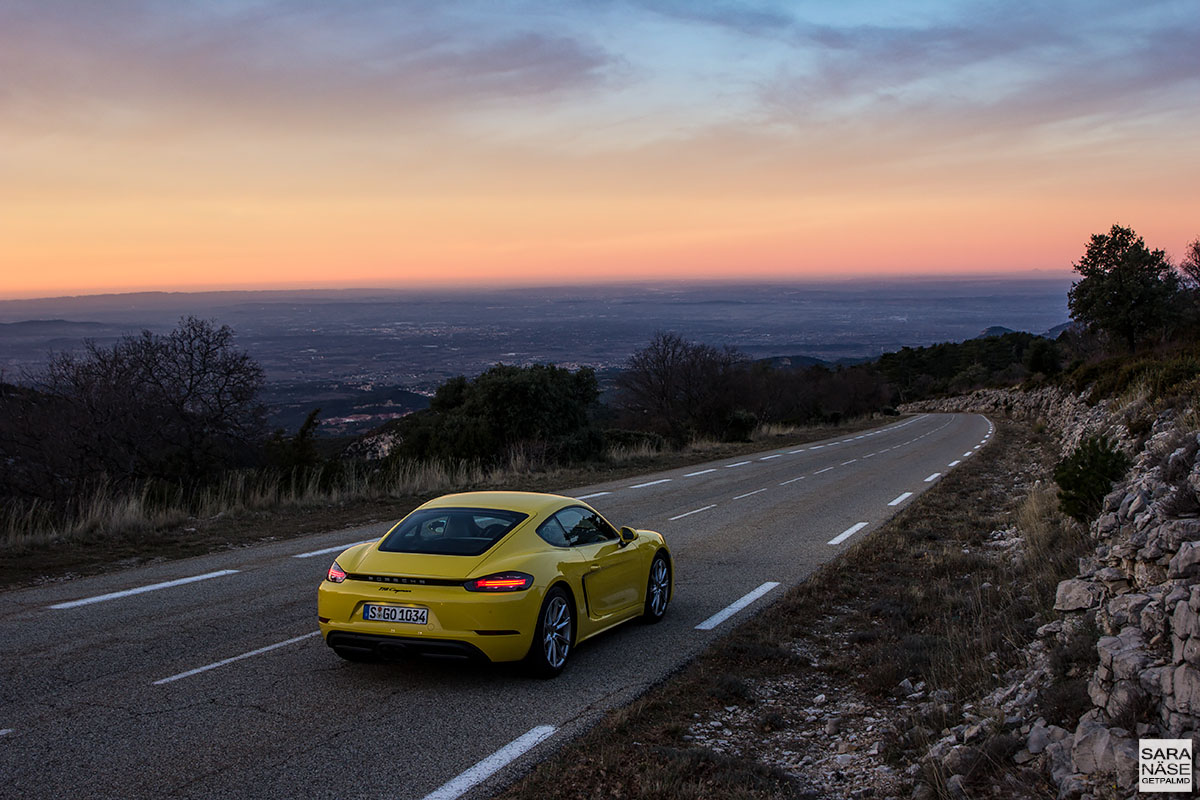 Porsche 718 Cayman - Mont Ventoux