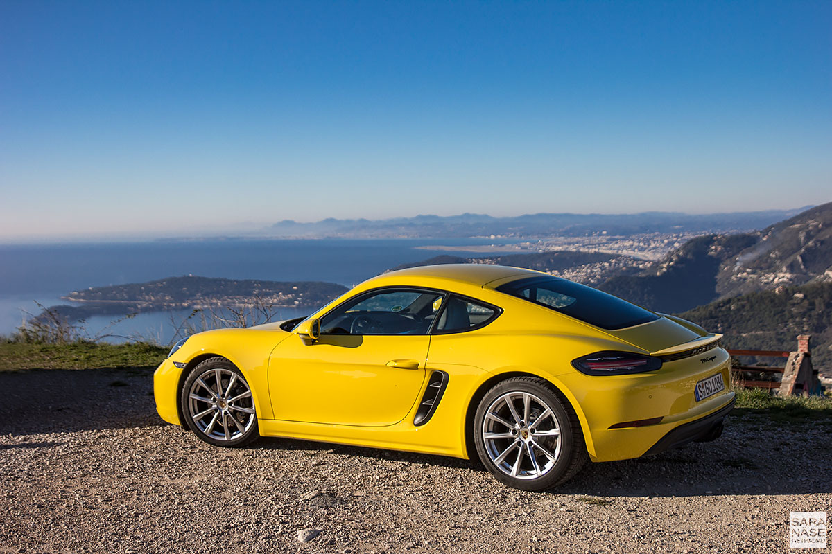 Porsche 718 Cayman - Route de la Turbie & Tête de Chien