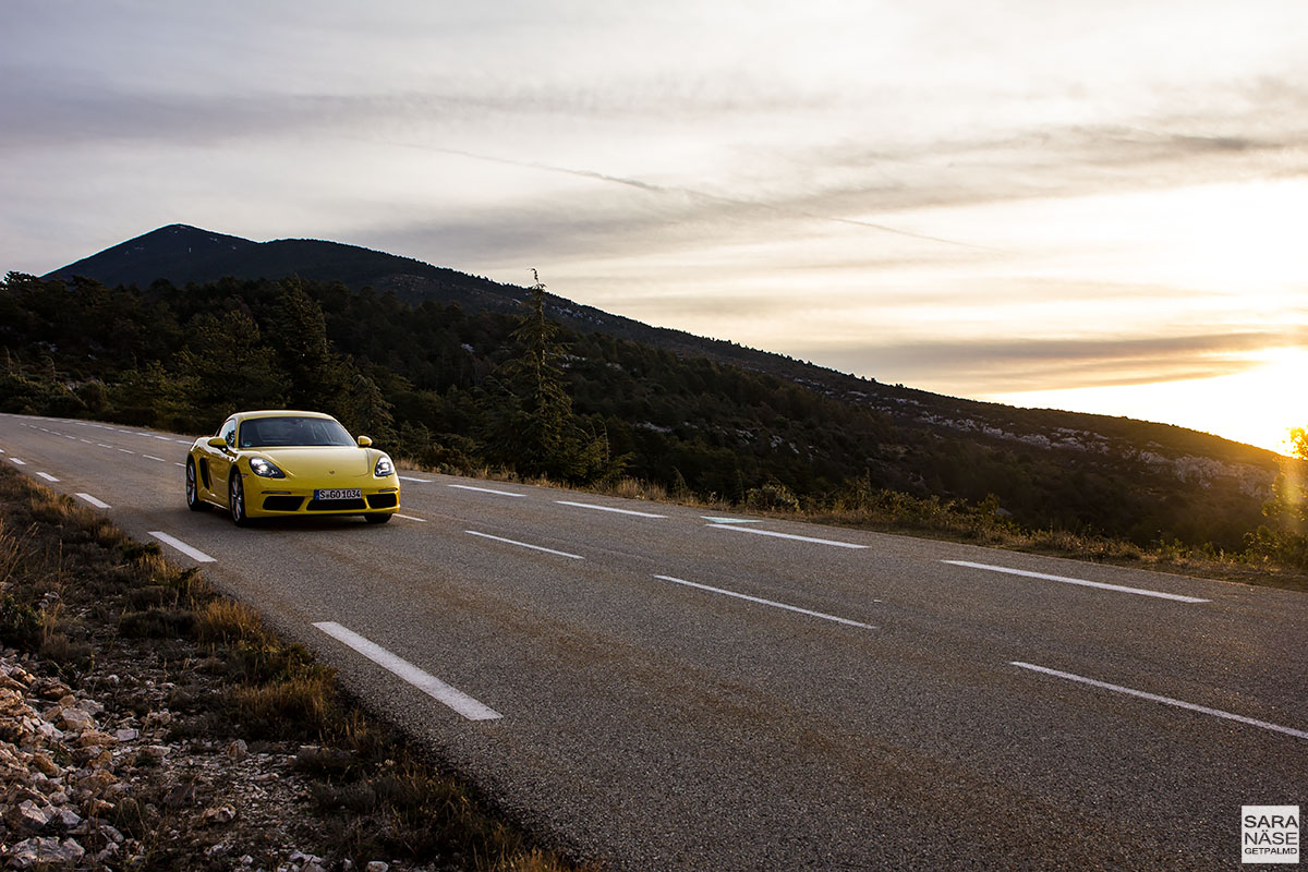 Porsche 718 Cayman - Mont Ventoux