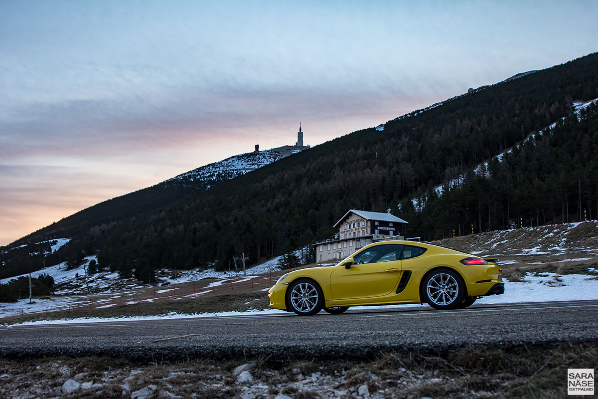 Porsche 718 Cayman - Mont Ventoux