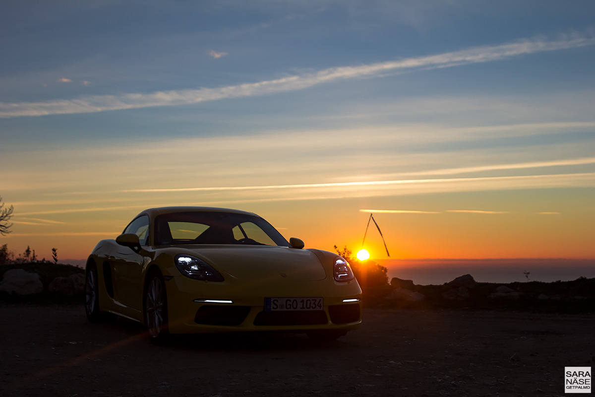 Porsche 718 Cayman - Route de la Turbie & Tête de Chien