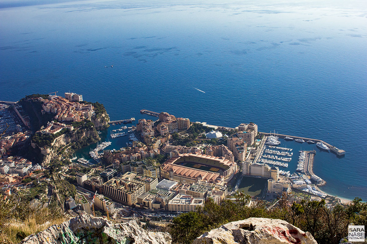 Tête de Chien - Monaco view