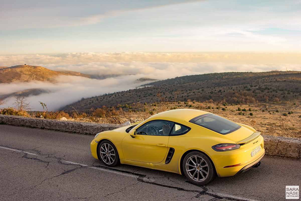 Porsche 718 Cayman - Col de Vence France