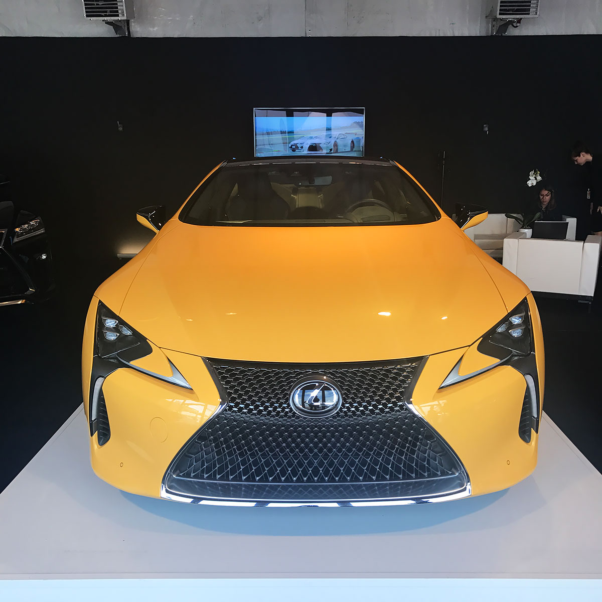 Monaco International Motor Show 2017 - Lexus LC 500 Coupe yellow