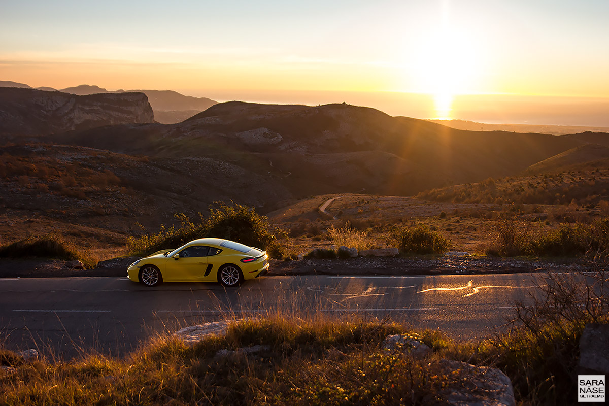 Porsche 718 Cayman - Col de Vence France