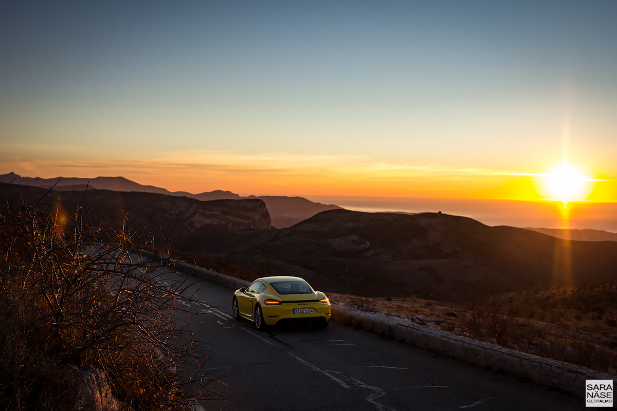 Porsche 718 Cayman - Col de Vence France