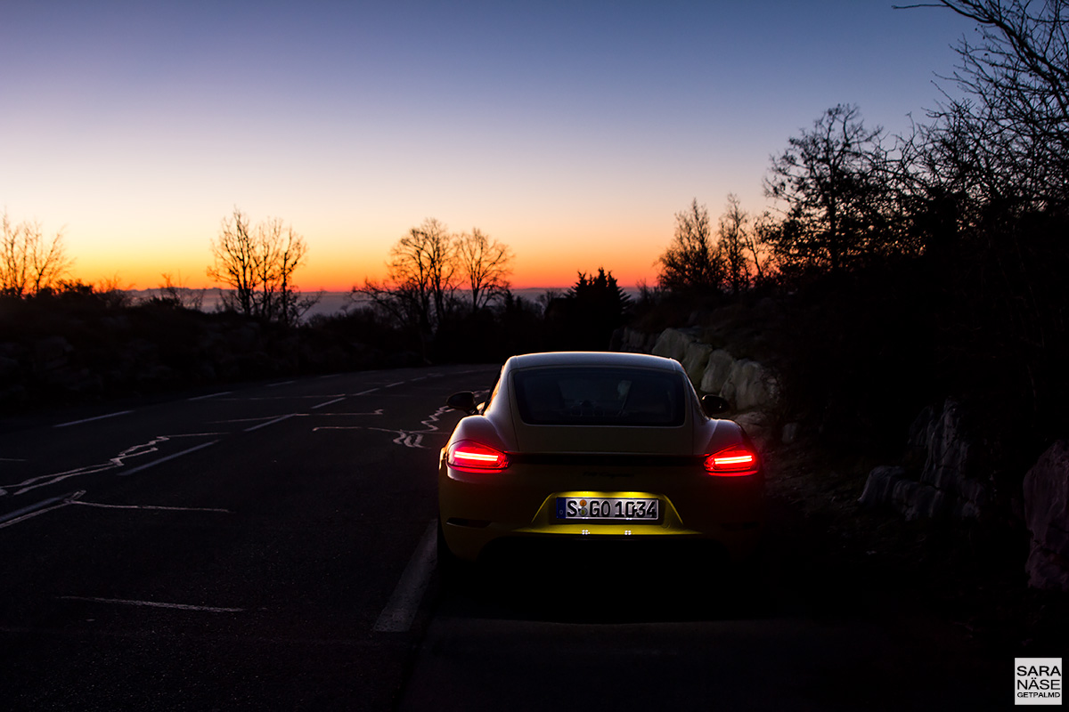 Porsche 718 Cayman - Col de Vence France