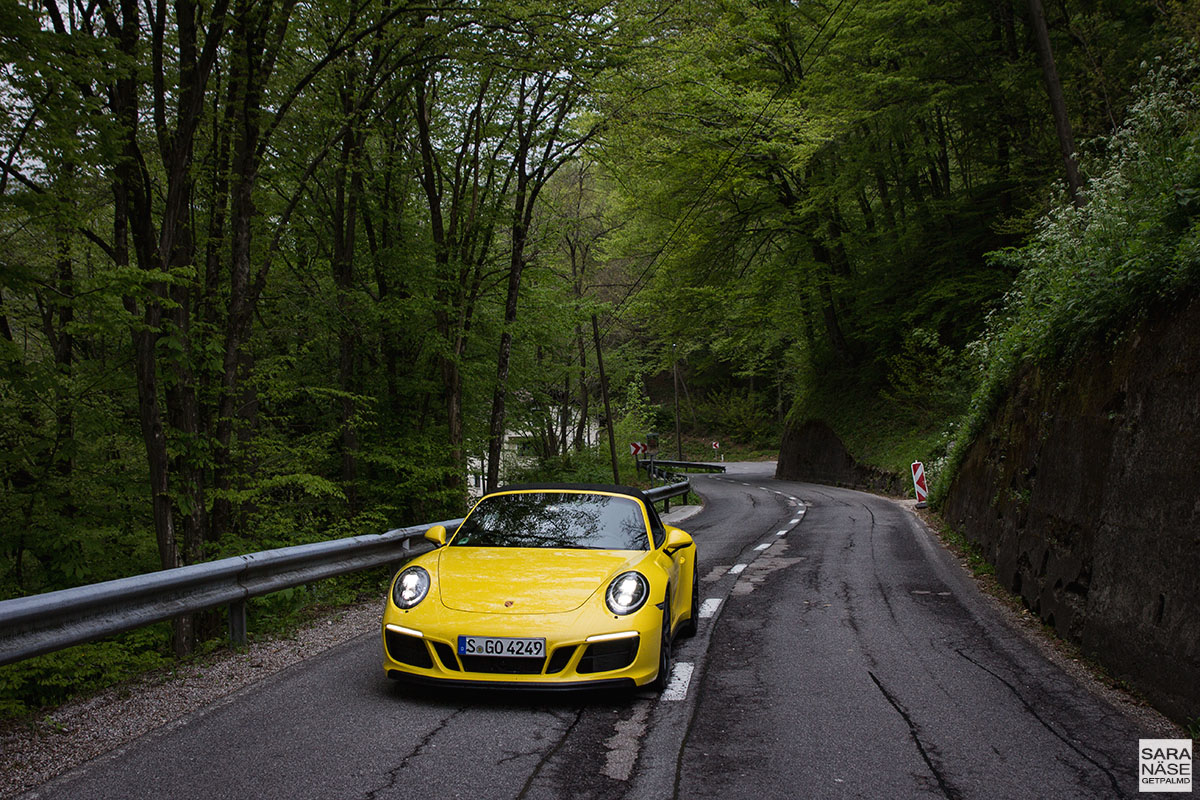 Porsche road trip in Slovenia