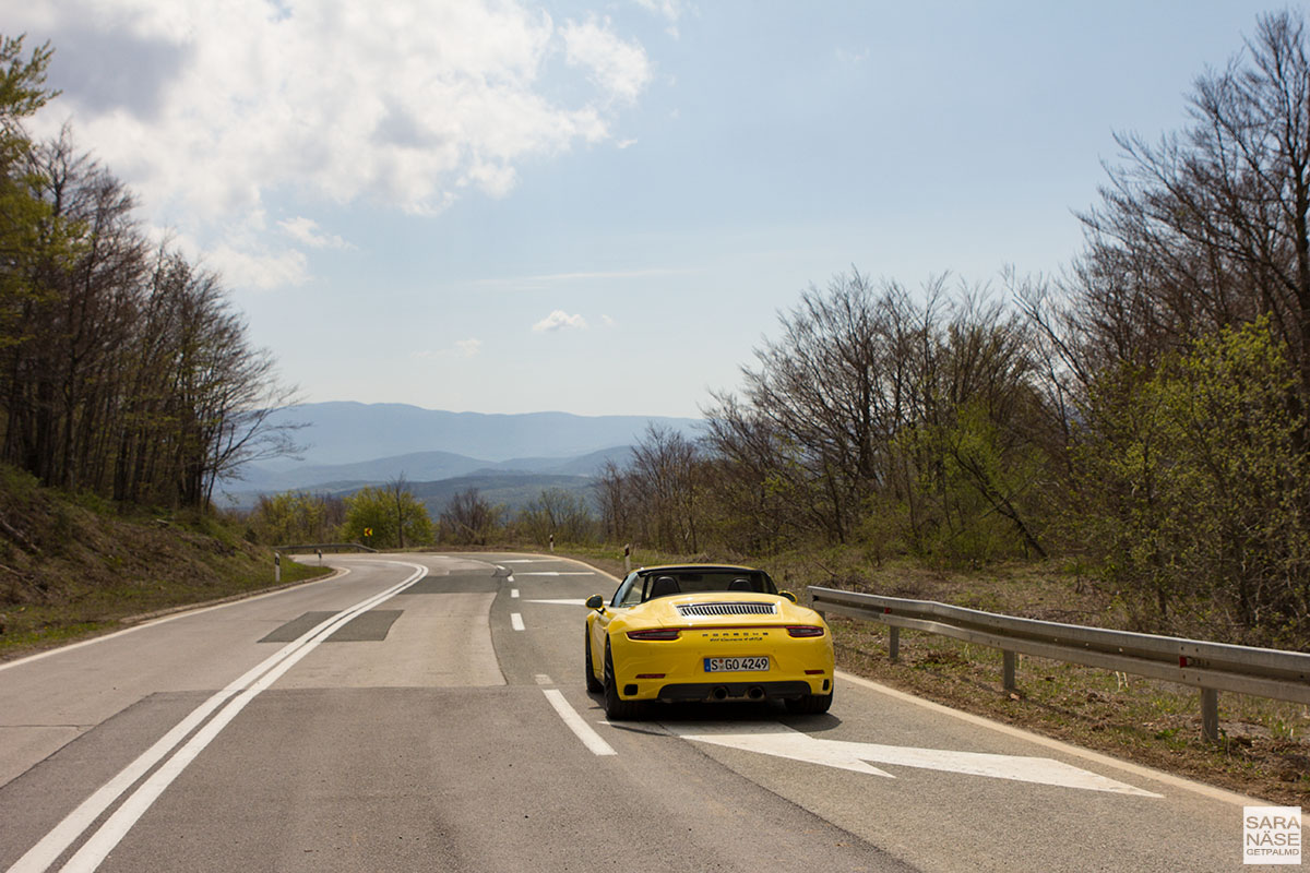 Porsche road trip in Croatia