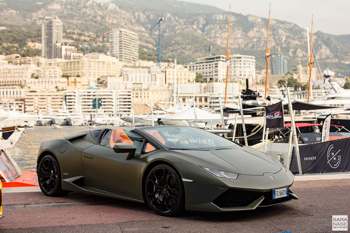 Monaco Yacht Show 2017 - Lamborghini Huracan Spyder