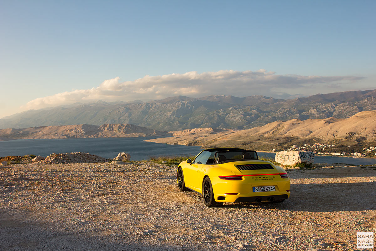 Pag Island - Croatia in a Porsche