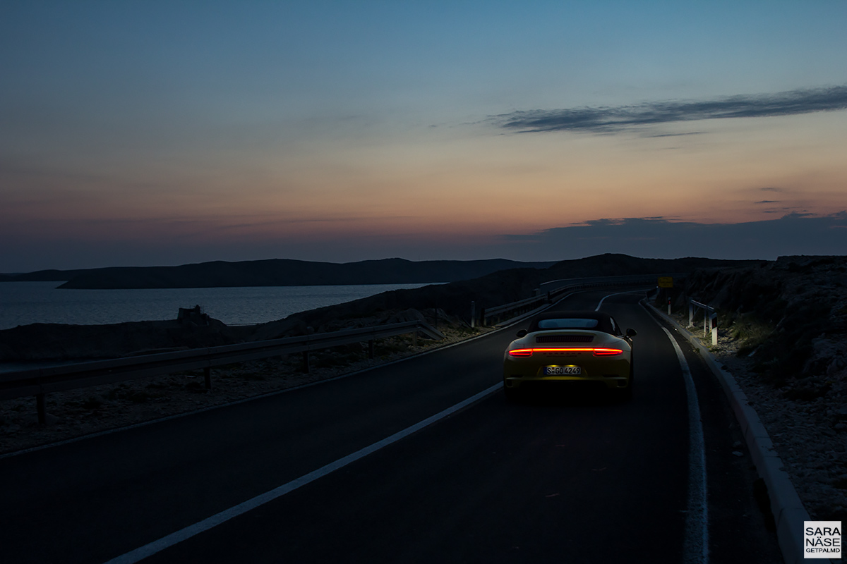 Island of Pag - Porsche 911 Carrera 4 GTS Cabriolet