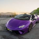 Lamborghini Huracan Performante Spyder viola nebula