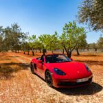 Porsche 718 Boxster GTS in red